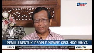 Mahfud MD: Pemilu Bentuk 'People Power' yang Sebenarnya