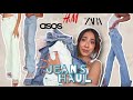 Best High waist Baggy Jeans / Flared Jeans, Straight Jeans, Zara , HnM