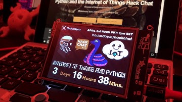 Python and the Internet of Things Hack Chat Weds. April 3rd noon PDT / 3pm EDT