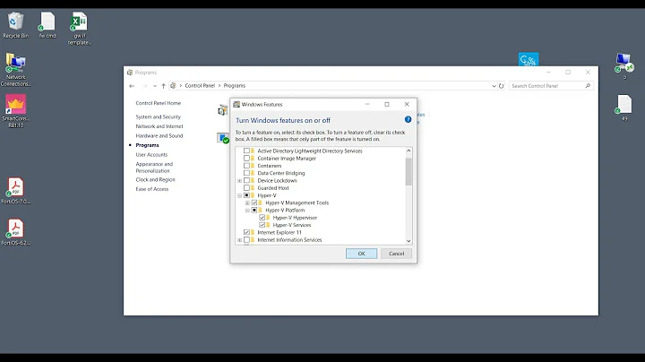 Hyper-V on windows10