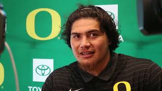 Oregon Star Edge Teitum Tuioti previews 2026 season and why he turned the NFL down