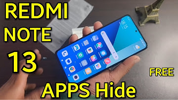Redmi Note 13 application Hide Setting  / How to Apps Hide Redmi note 13