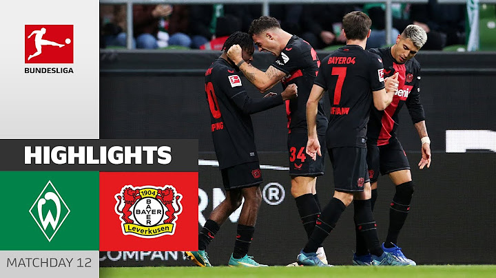 B04 Remains Top Of The Table | SV Werder Bremen - Bayer 04 Leverkusen 0-3 | MD12 – Bundesliga 23/24