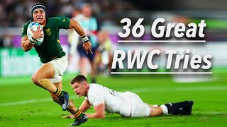 36 Great Rugby World Cup Tries - Impossible to Forget!