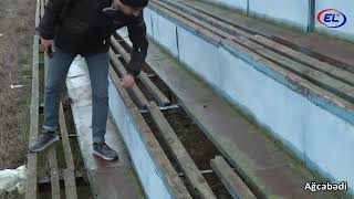 Ağcabədi̇ Rayon Mərkəzi̇ Stadi̇onu Bərbad Durumdadi