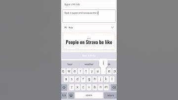 People on Strava be like…