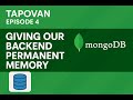 Giving Our Backend Permanent Memory with MongoDB | MERN + AI Series (Tapovan)