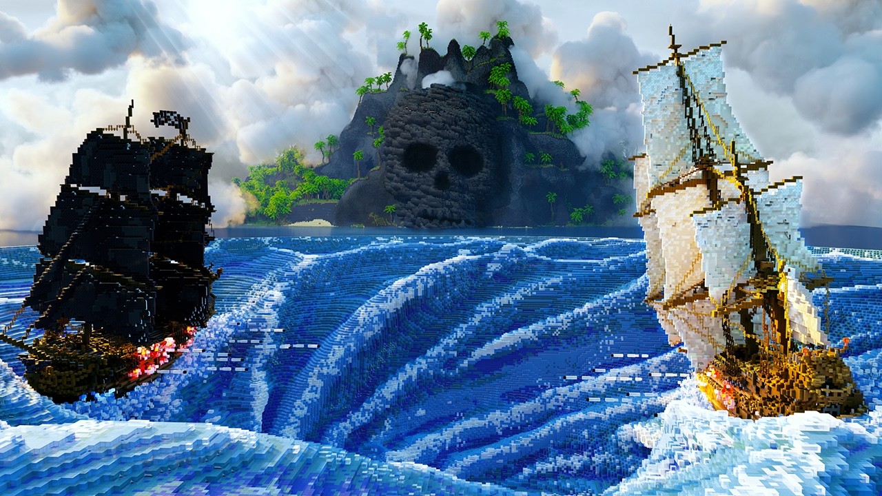 The Great Pirate Sea - Minecraft Timelapse [200h]