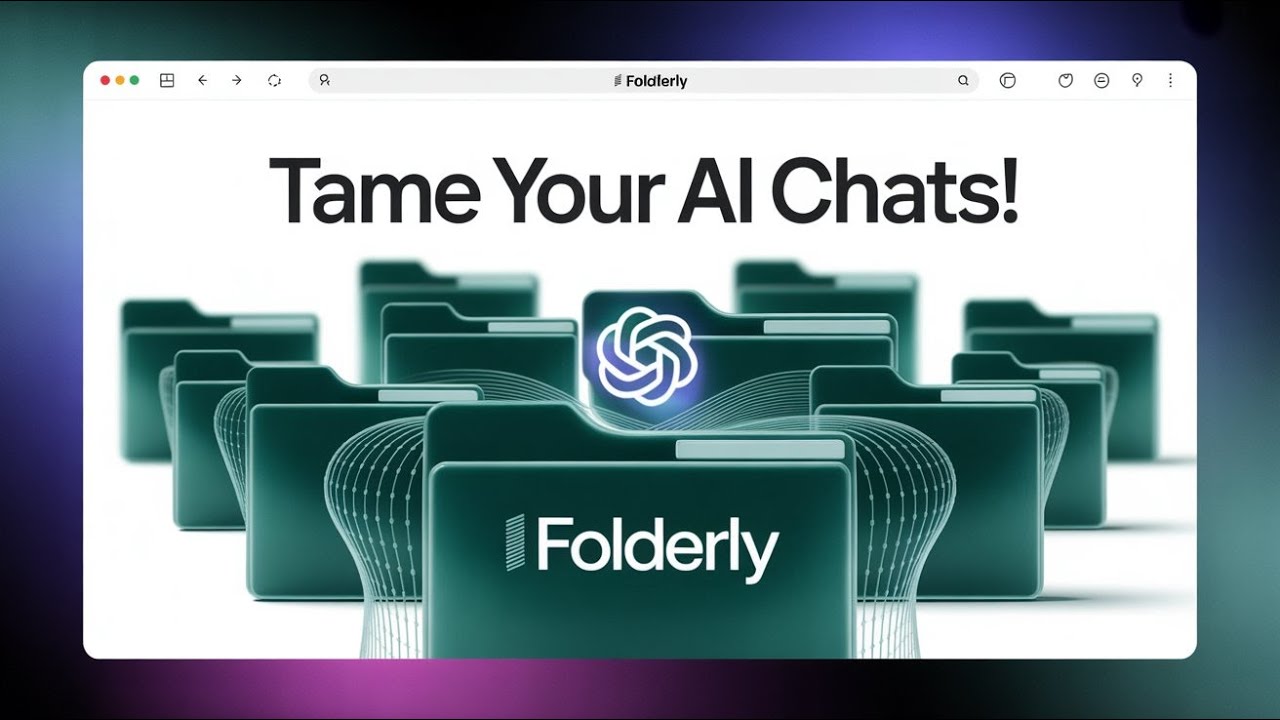 Folderly Extension – Full Demo & Setup Guide (Organize Your AI Chats Like a Pro)