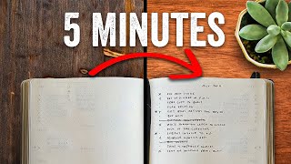 Bullet Journal in 5 Minutes a Day (for busy people) by Bullet Journal 74,954 views 3 months ago 4 minutes, 17 seconds