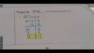 Algebra 1 3A Notes (Block B)