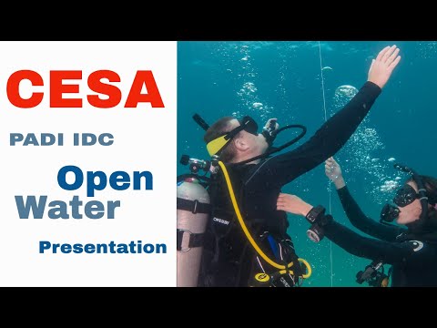 PADI CESA Skill IDC Open Water Presentation
