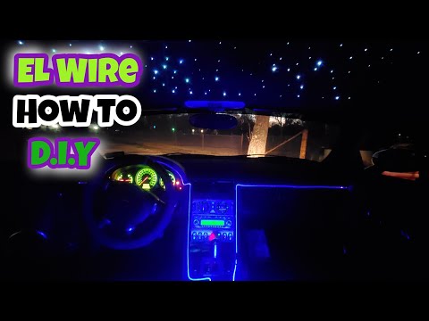 How To Install El wire interior lighting: on my chrysler crossfire Must watch…