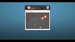 My best result so far using aimbooster