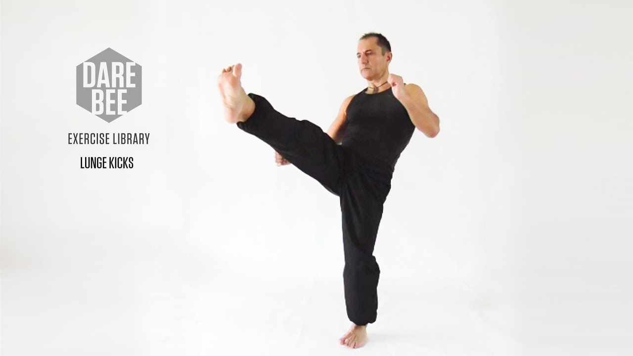 Exercise Library Lunge Kicks YouTube