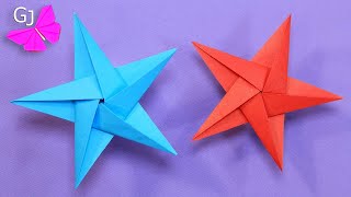 Как сделать оригами звезду из бумаги / Origami star
