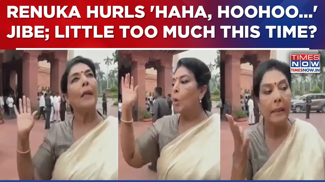 Congress MP Renuka Chowdhury Crosses Line? Watch How She Reacted To Op Sindoor Question At Sansad