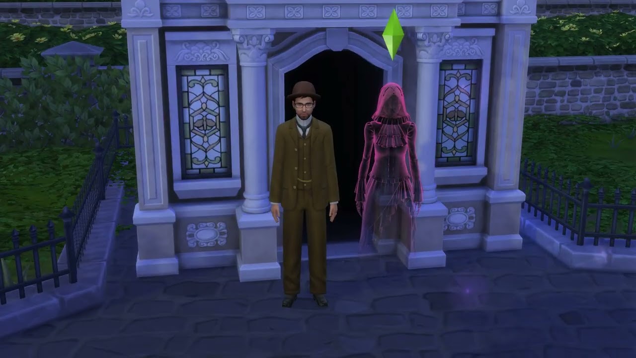 My Vampire Sim fell in love for Alice "Basu"  in The Sims™ 4 (Life and Death)