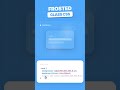 CSS Glassmorphism Card in 7 Seconds ✨
