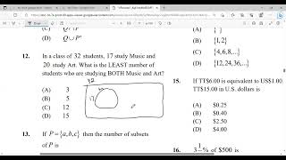 CXC MATHS PAPER 1 2023 screenshot 5