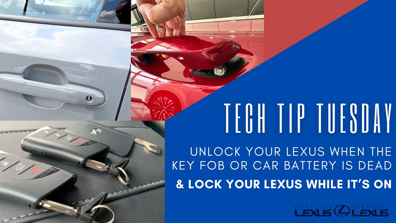 How to Get in Your Lexus with the Emergency Key - Even with a Dead
