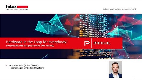 Hitex In depth live webinar  miniHIL