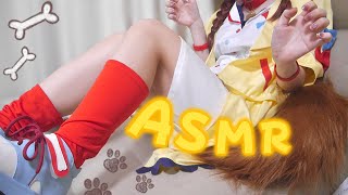 【ASMR】hololive/戌神ころね?コスプレ！耳かき，心音，オイルマッサージなど(雑談あり)