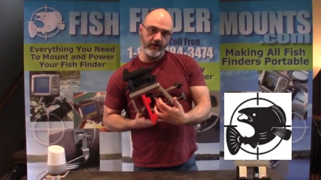 Dual Clamp Downrigger Mount from Fish Finder Mounts YouTube