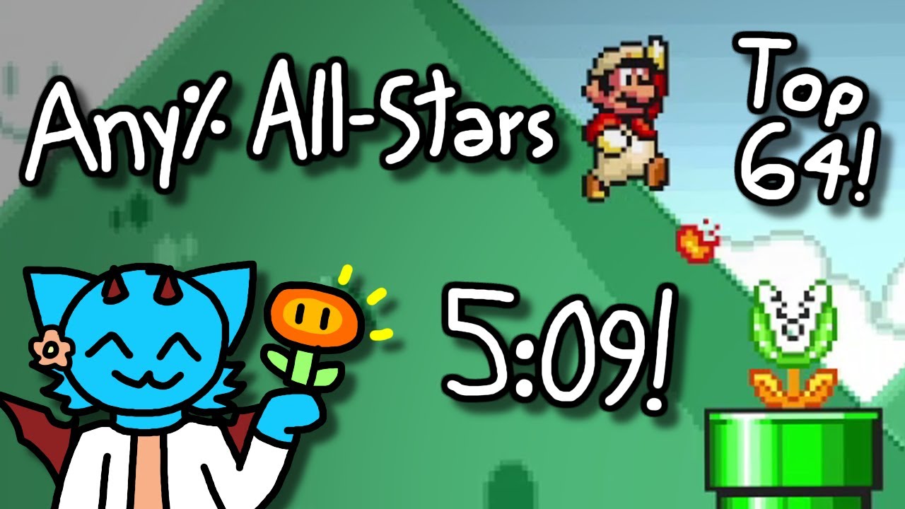 (Récord Argentino) Super Mario Bros. All-Stars Any% Speedrun en 