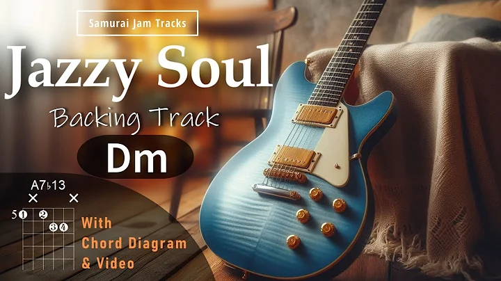 Smooth Jazzy Soul Guitar Backing Track in D minor for Improvisation