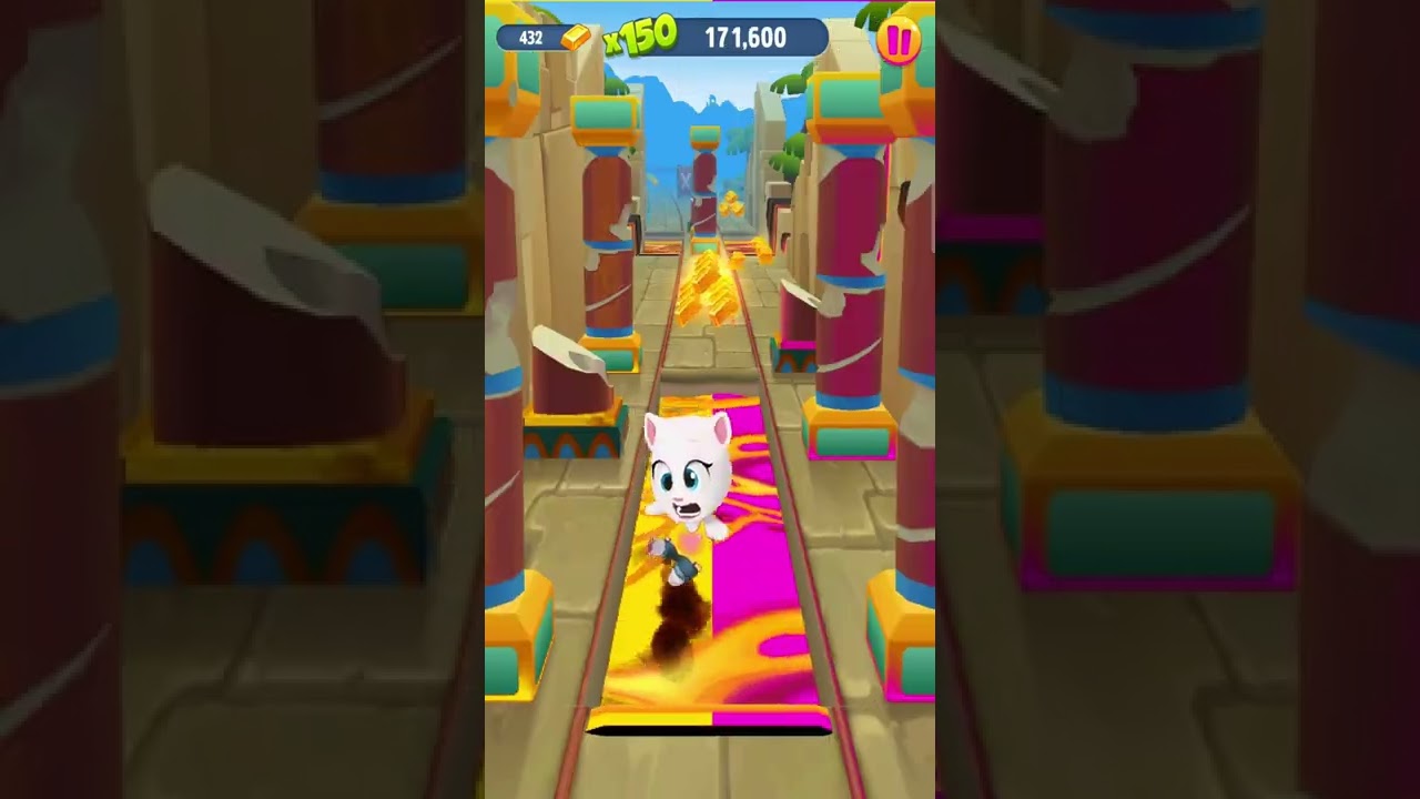 TALKING OM GOLD RUN ALL CLASSIC CHARACTERS STRAWBERRY VS ORANGE LAVA FALLS SHORT