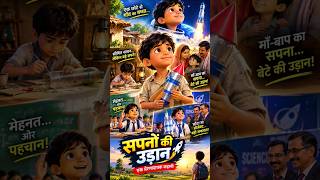 🚀गरीब बच्चे ने बनाया अपना रॉकेट ! 😱 #HindiStory #VillageStory #DreamBig #Astronaut #YouTubeShorts