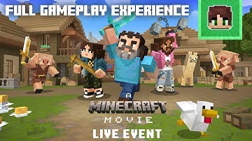 A Minecraft Movie Live Event - Full Gameplay Experience by @KiandraOMG (2025 Official Event)
