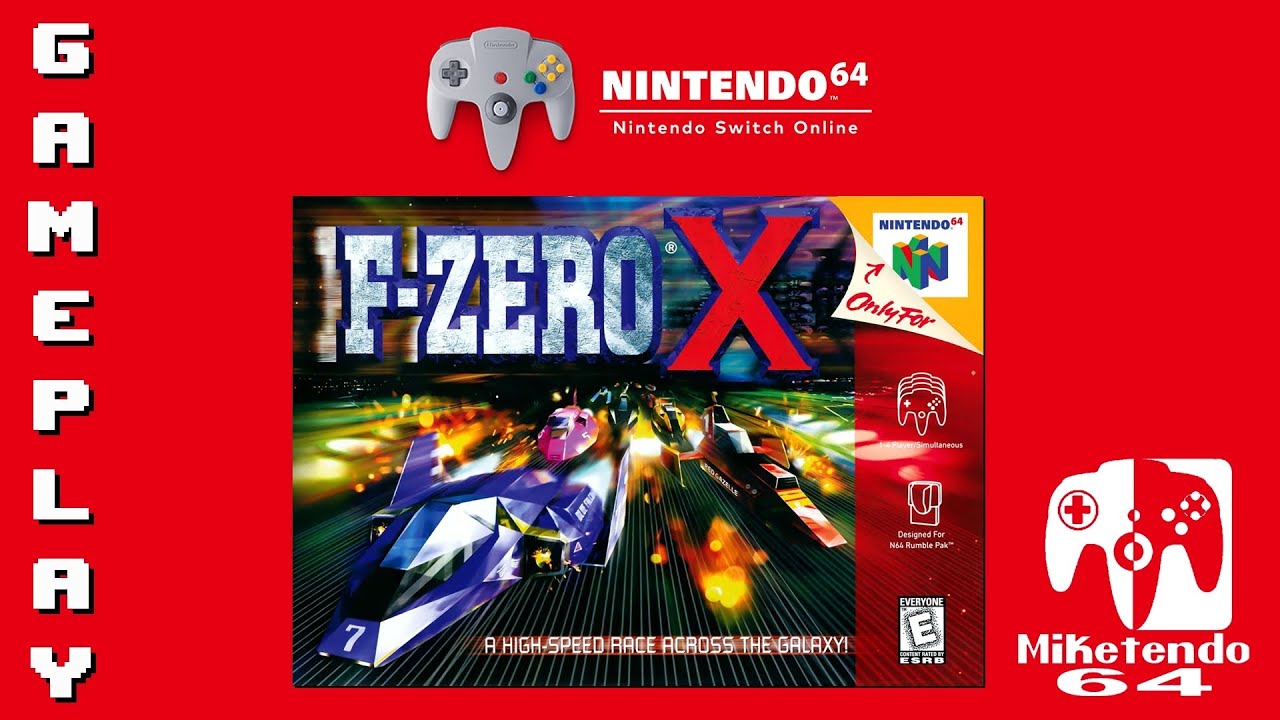 Nintendo Switch SF F-ZERO F Zero X Switch Online N64 - Walkthrough Part 1 No Commentary