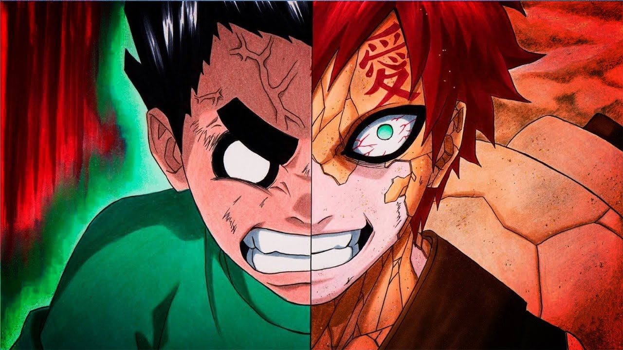 When The Zyzz Music Kicks In - Rock Lee VS Gaara
