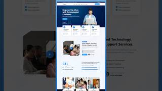 How To Make Complete Responsive It Solution Business Website Design Using Html Css Javascript.