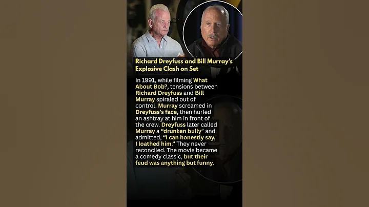 Richard Dreyfuss and Bill Murray’s Explosive Clash on Set
