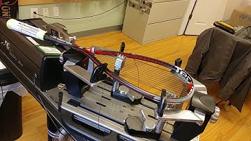 Time Lapse: How to String a Tecnifibre Carboflex 125S Squash Racquet