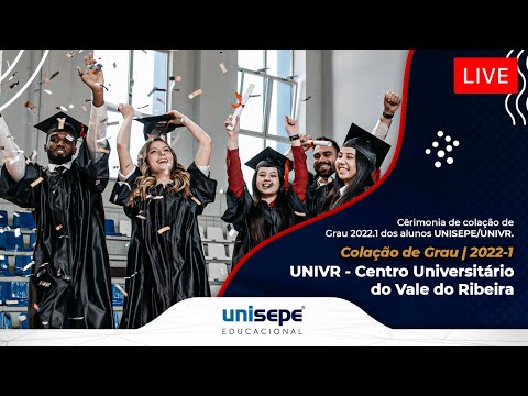 [LIVE] UNISEPE EDUCACIONAL - COLAÇÃO DE GRAU CURSOS PRESENCIAIS E EAD UNIVR 2022.2