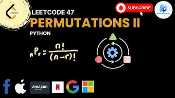 🔥Leetcode 47 - Permutations II - Backtracking #faang #leetcode 🥇 #coding #codinginterviews