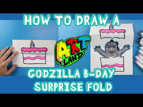 Comment dessiner GODZILLA !!! PLIER anniversaire surprise