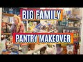 Large Family Pantry Organization and Tour! Big Family Pantry Makeover 💃