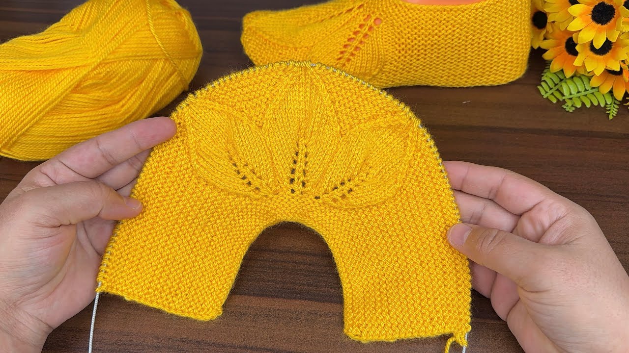 İnanılmaz Kolay! 😍 İki Şişle yaprak 🍁 deseni Patik Modeli – Yeni Başlayanlar Bile Yapıyor!