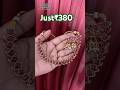 Antique mat finish on necklace ₹380 freeshipping#imitation#viralvideos#shorts#trending#viralvideo