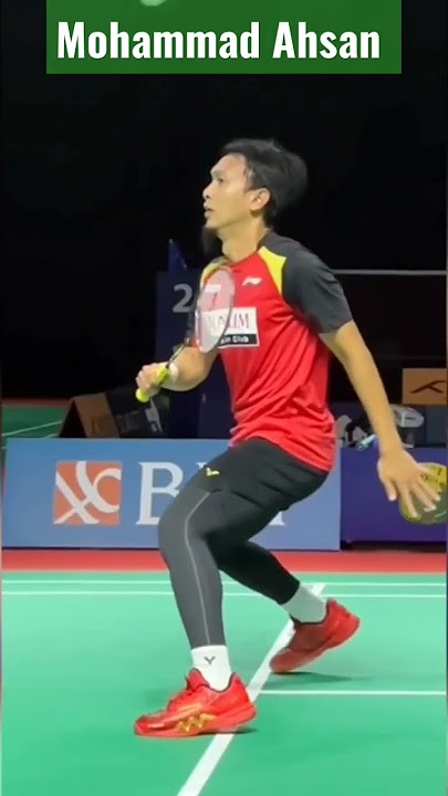 aksi smash mematikan Mohammad Ahsan #shorts #feedshorts #badminton