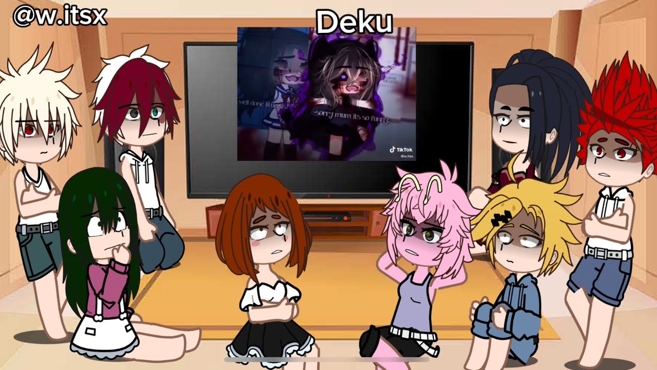 || Mha React To Deku As Random Gacha TikTok || pt1/?|| first