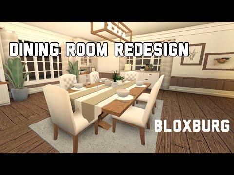 DINING ROOM BUILD ( BLOXBURG) - YouTube