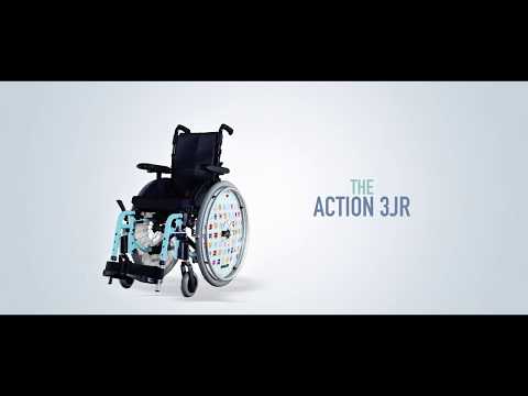 Invacare Action 3 Junior children wheelchair Video