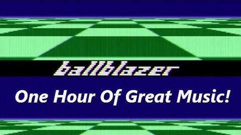 Ballblazer Atari XE 8 bit Into & 1 Hour Of Music