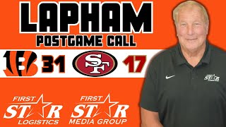 Dave Lapham Postgame Call | Cincinnati Bengals Best Game Of The Season In 31-17 Win Over 49ers